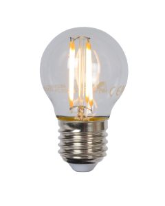 G45 Filament lamp Ø 4,5 cm LED Dimb. E27 1x4W 2700K Transparant