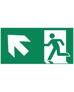 TEC pictogram-H man trap op links enkelzijdig