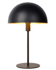 SIEMON Tafellamp Ø 25 cm 1xE14 Zwart