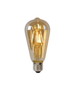 ST64 Filament lamp Ø 6,4 cm LED Dimb. E27 1x5W 2700K Amber