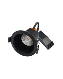 LED Capsule Downlight 6W/9W 2.700K 40º IP44 Zwart