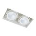 BR0026 LED-inbouwspot trimless 2x12.6W 2700K Dimbaar Wit