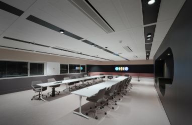 LED verlichting in vergaderruimte