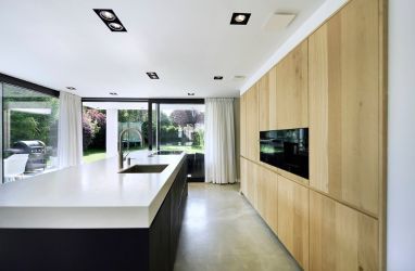 LED inbouwspots trimless zwart woning keuken
